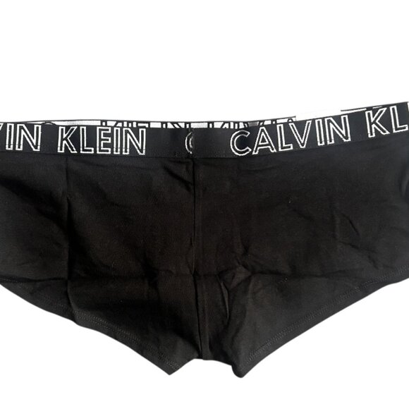 Women's Calvin Klein Boyshort Underwear Black Medium - Picture 2 of 4